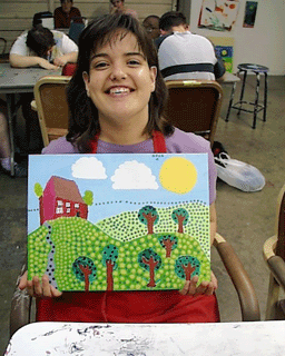 Gina Michelle Simonsen Displays Her Artwork